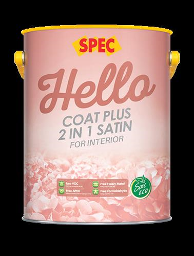 SPEC HELLO COAT PLUS 2 IN 1 SATIN FOR INTERIOR