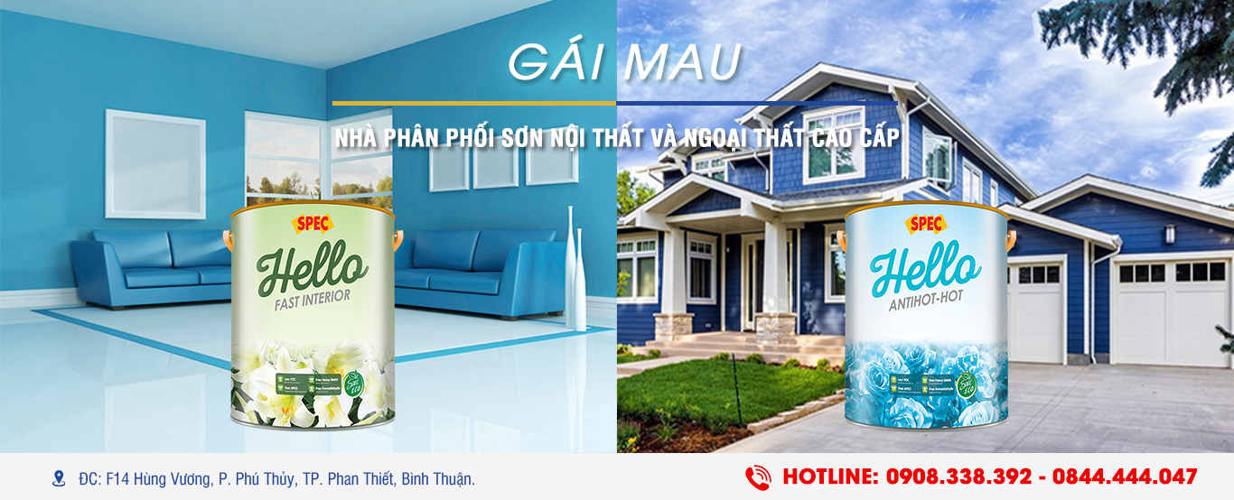 Gái mau cung cấp sơn nội thất và ngoại thất